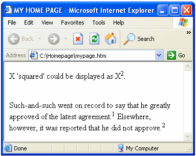 html  font